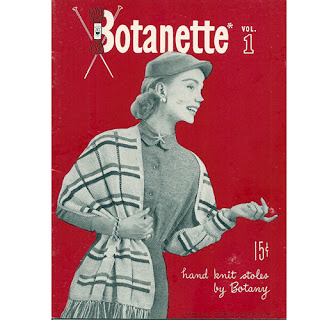 Vintage Pattern Book for Knitted Stoles 
