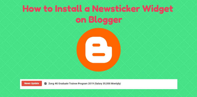 How to Install a Newsticker Widget on Blogger Hello and welcome to GetWebinfo.Com. Here on this post you can be able to find out Latest Newsticker Widget on Blogger. This time i will share a great tip with you that How to Install a Newsticker Widget on Blogger. I Share the newsticker widget because there is a request from Blogger friend and incidentally yesterday i updated the origin SEO pro template, so there is no harm in me i share one of the Pro features of the template because the source code blog demo feature intentionally open for resins for posting this.
