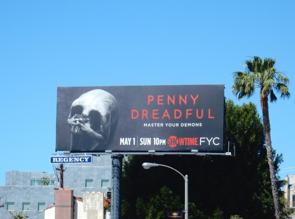 Penny Dreadful season 3 billboard Sunset Boulevard Penny Dreadful season 3 billboard