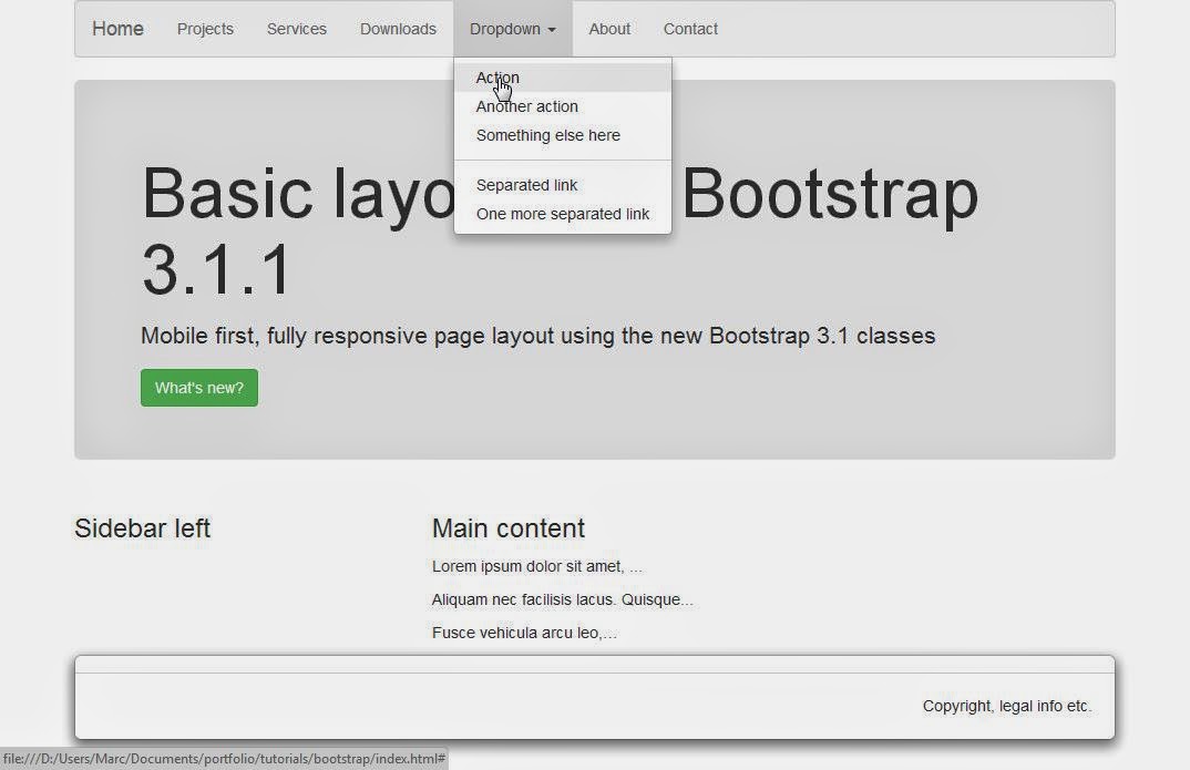 bootstrap 3.1.1