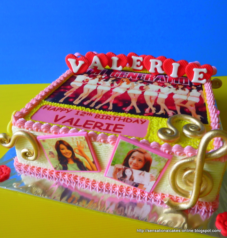 The Sensational Cakes KPOP GIRLS GENERATION CAKE SINGAPORE