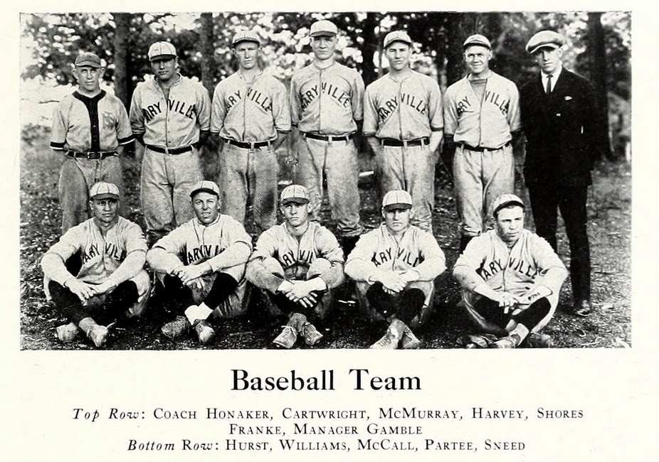 Old Knoxville Base Ball Earl Baxter Williams the college years
