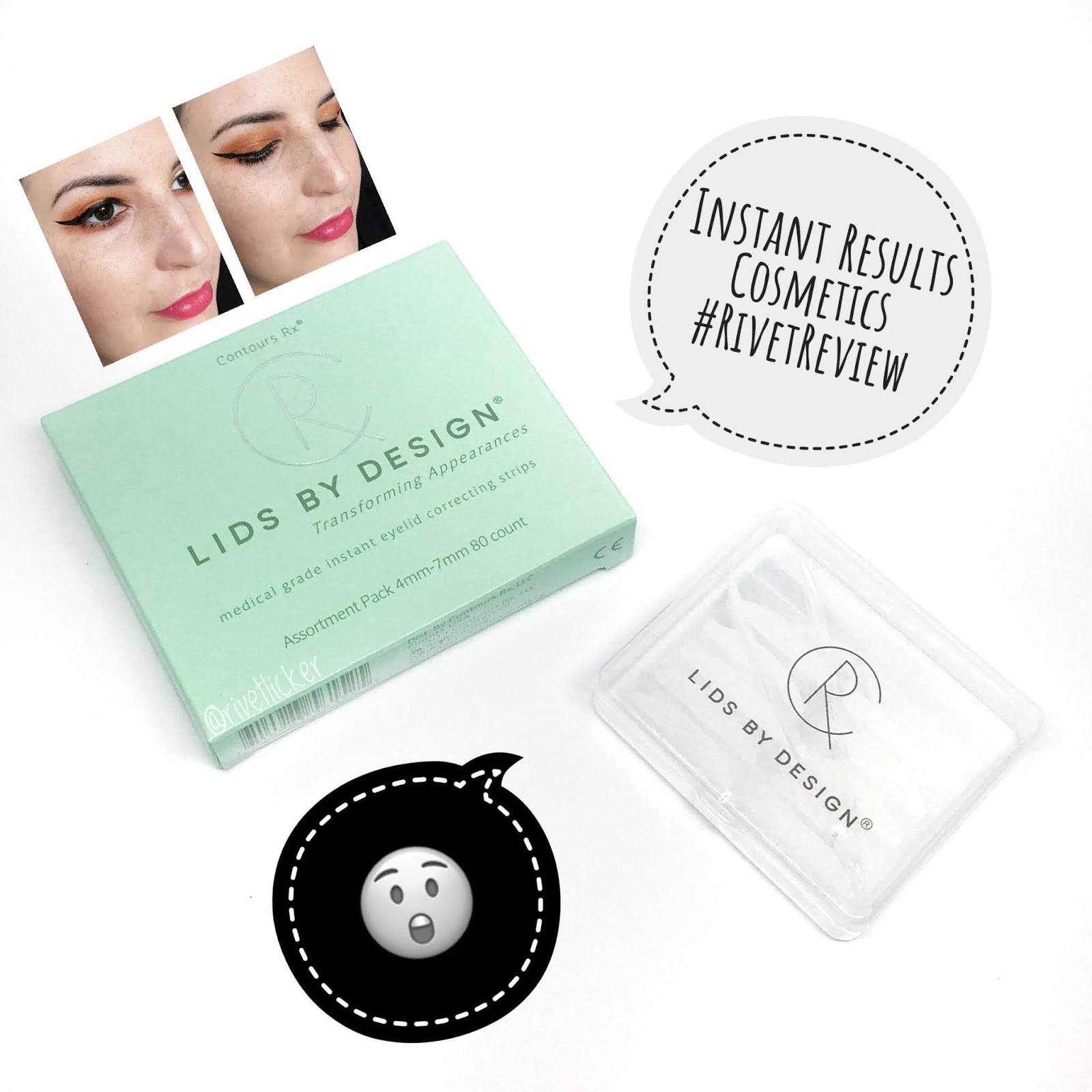 Rivet Licker: INSTANT RESULTS COSMETICS, Hooded Eyelid Holy Grail?  Contours Rx Lids By Design