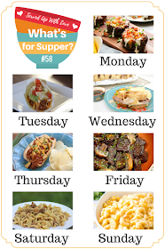 What's for Supper Sunday meal plan recipes include Crock Pot Chicken Tacos, Fully Loaded Burger Bowls, Chili Cheese Dogs, Beef and Noodles, and so much more. 