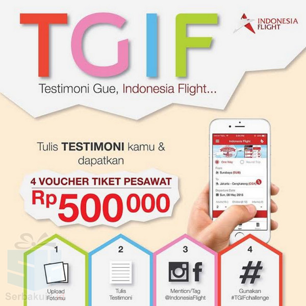Testimoni Gue, Indonesia Flight Testimoni Gue, Indonesia Flight
