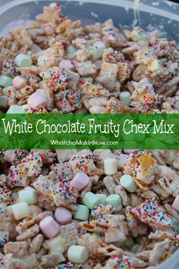 White Chocolate Fruity Chex Mix