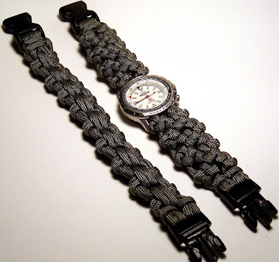 Stormdrane's Blog: Cross Knot Paracord Bracelet and Watchband...