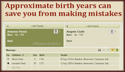 Don't know when they were born? A smart estimate will help your family tree.