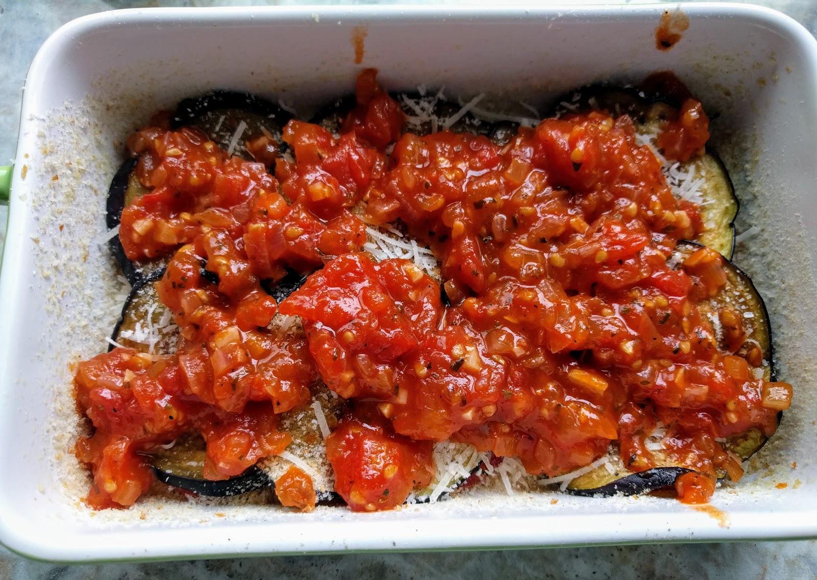 - Auberginen Gratin (Melanzane gratinate)