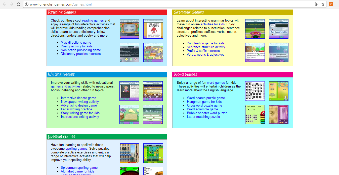 Inglés y TIC'S Fun English Game