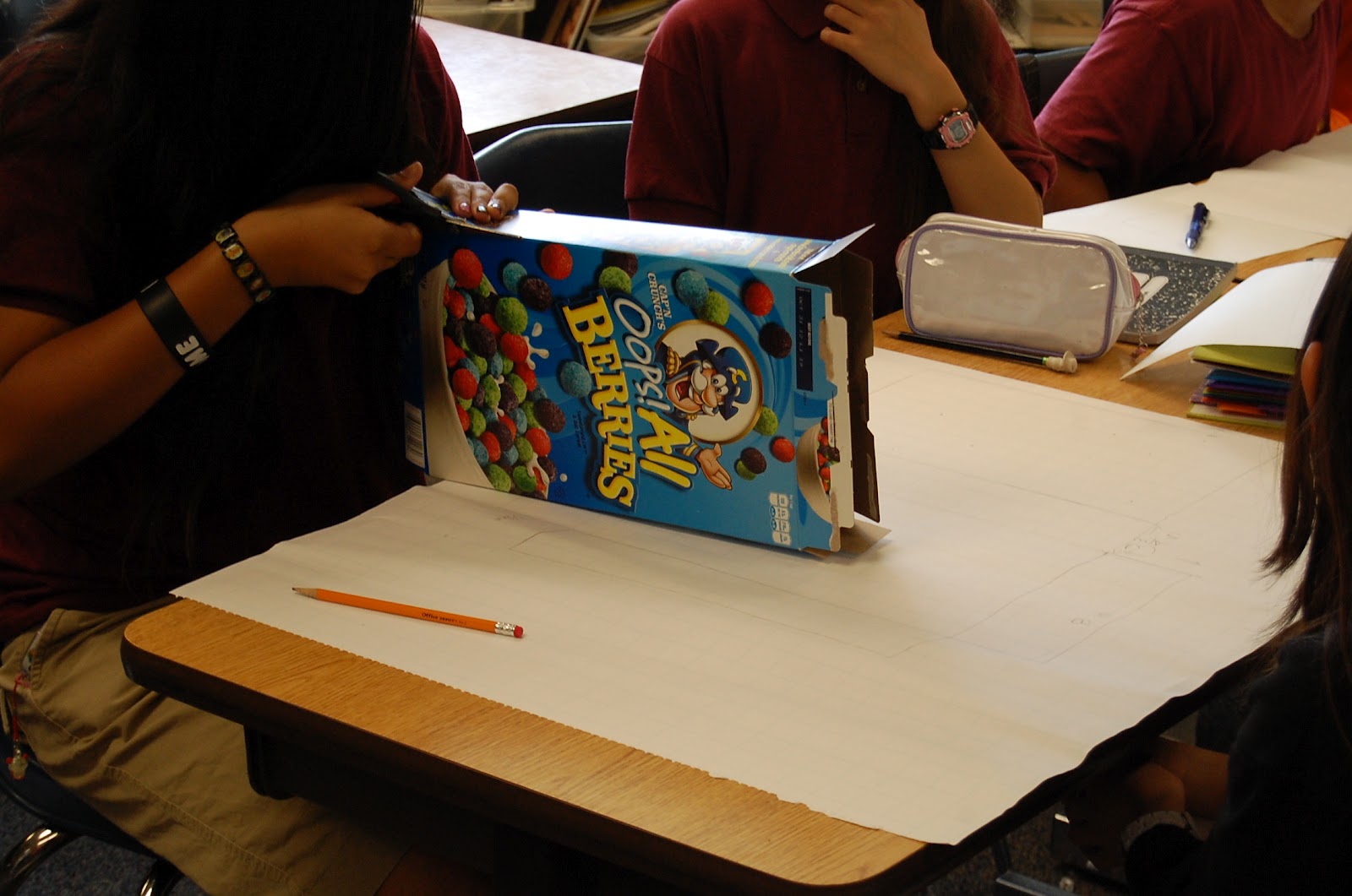 Inspired to Teach Cereal Box Volume Activity