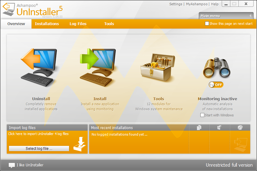 Ashampoo UnInstaller 5 Ashampoo UnInstaller 5