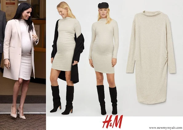 Meghan Markle wore H&M MAMA Fine Knit Dress