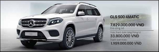 Giá xe Mercedes GLS 500 4MATIC Giá xe Mercedes GLS 500 4MATIC cực kỳ hấp dẫn