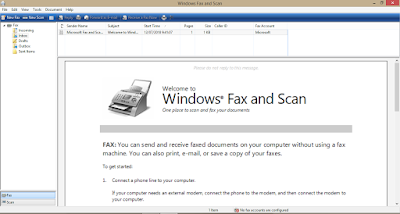 windows fax and scan