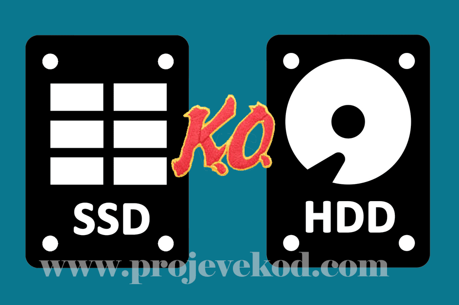 HDD ve SSD arasında ki farklar nelerdir?
