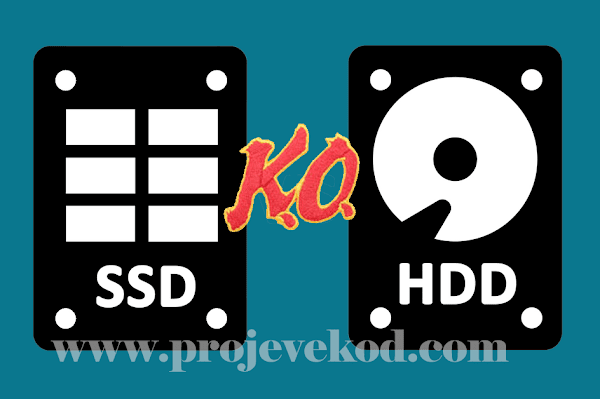 SSD Harddisk ile HDD Harddisk Arasında ki Farklar