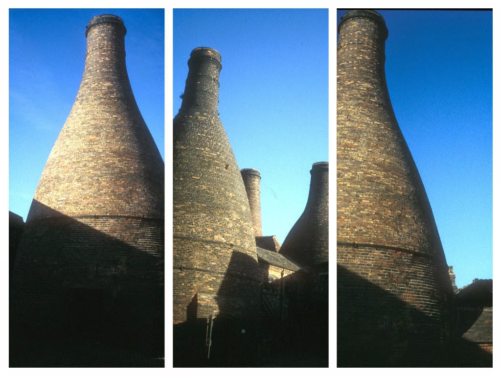 Huge ovens dominate the cobbled yard of Gladstone Pottery Museum Gladstone Pottery Museum Story