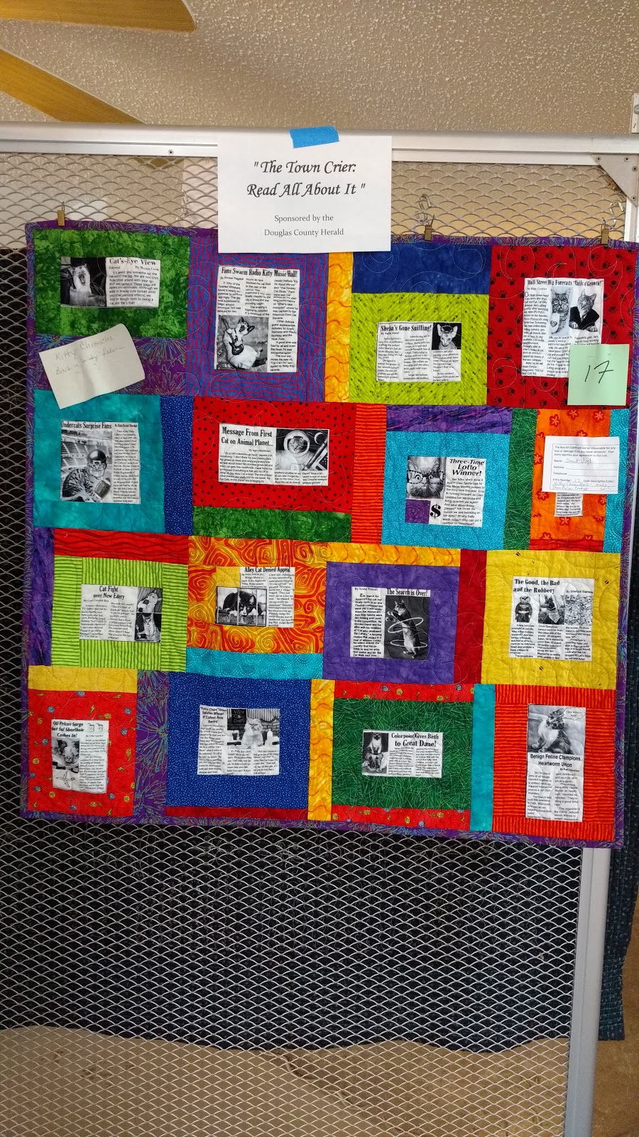 Missy's Homemaking Adventures Quilt Show Categories