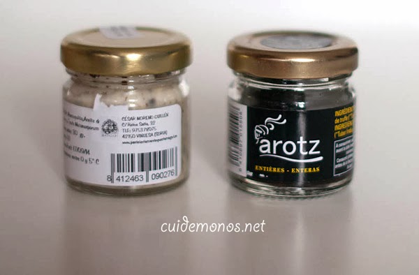 Mantequilla trufada y trufa negra