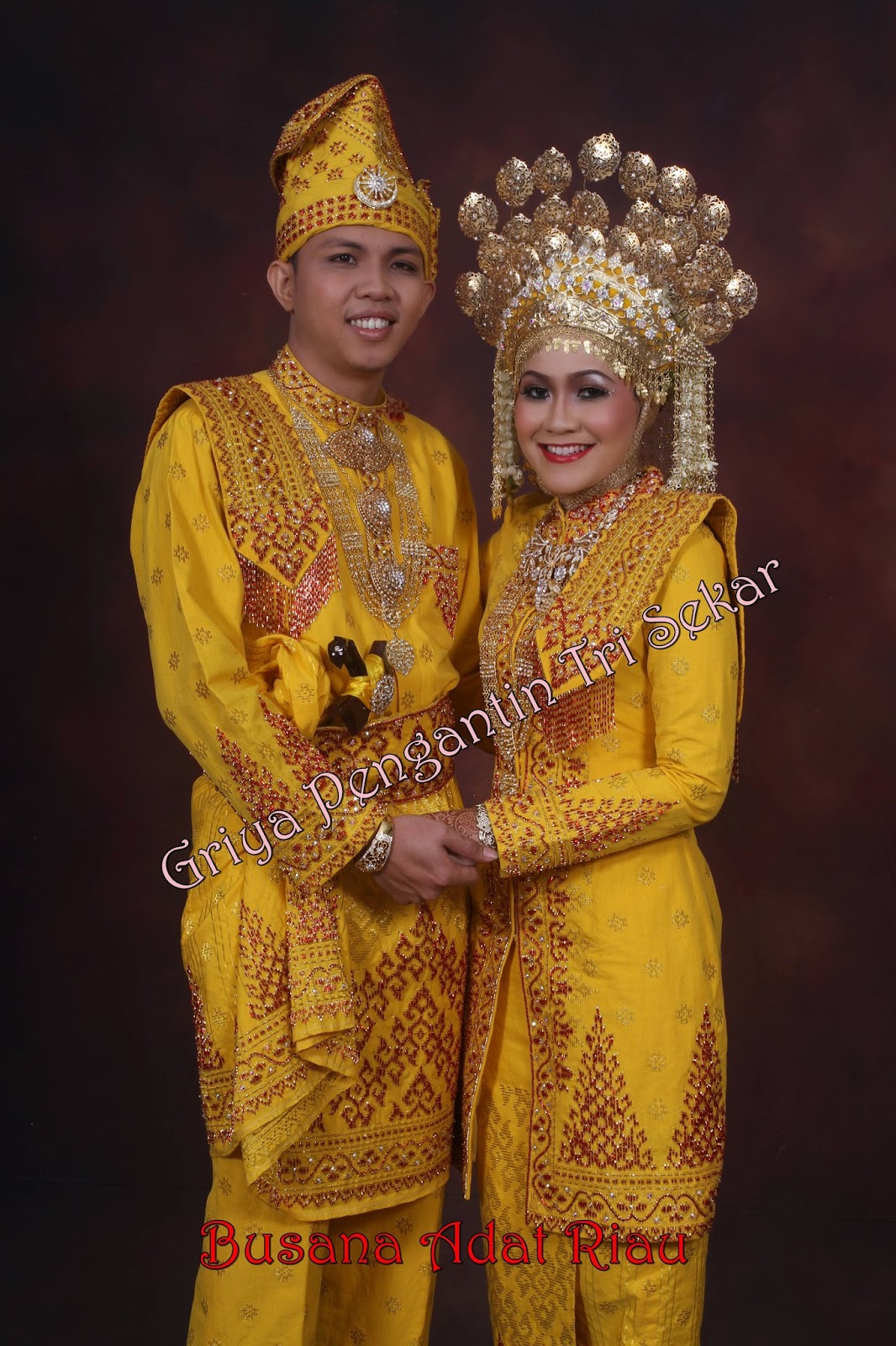 Baju Pernikahan Adat Melayu Riau - Radea