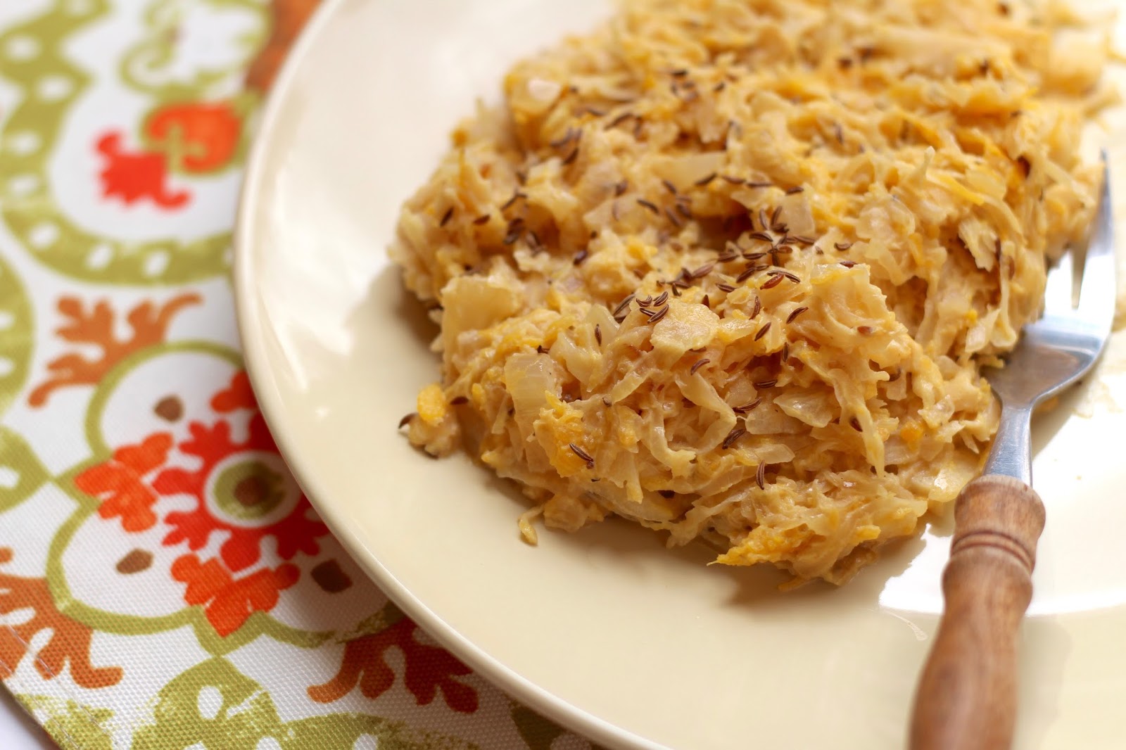 Creamy Pumpkin Caraway Sauerkraut Diary of a Mad Hausfrau