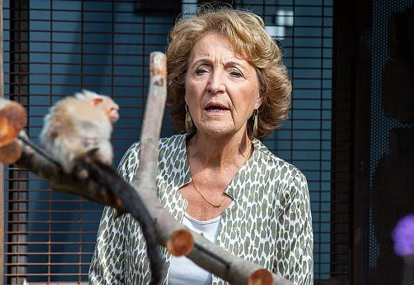 Dutch Princess Margriet opened the food forest located in the new area of Apenheul Park in Apeldoorn. Apenheul Zoo