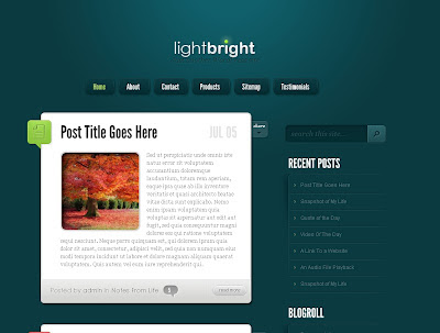 LightBright Wordpress Theme