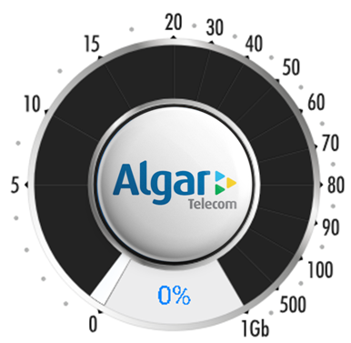 Medidor de teste de velocidade de download e upload da internet