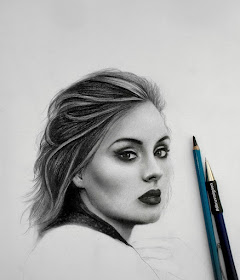 03-Adele-dhruvmignon-Celebrity-Miniature-Black-and-White-Pencil-Portraits-www-designstack-co