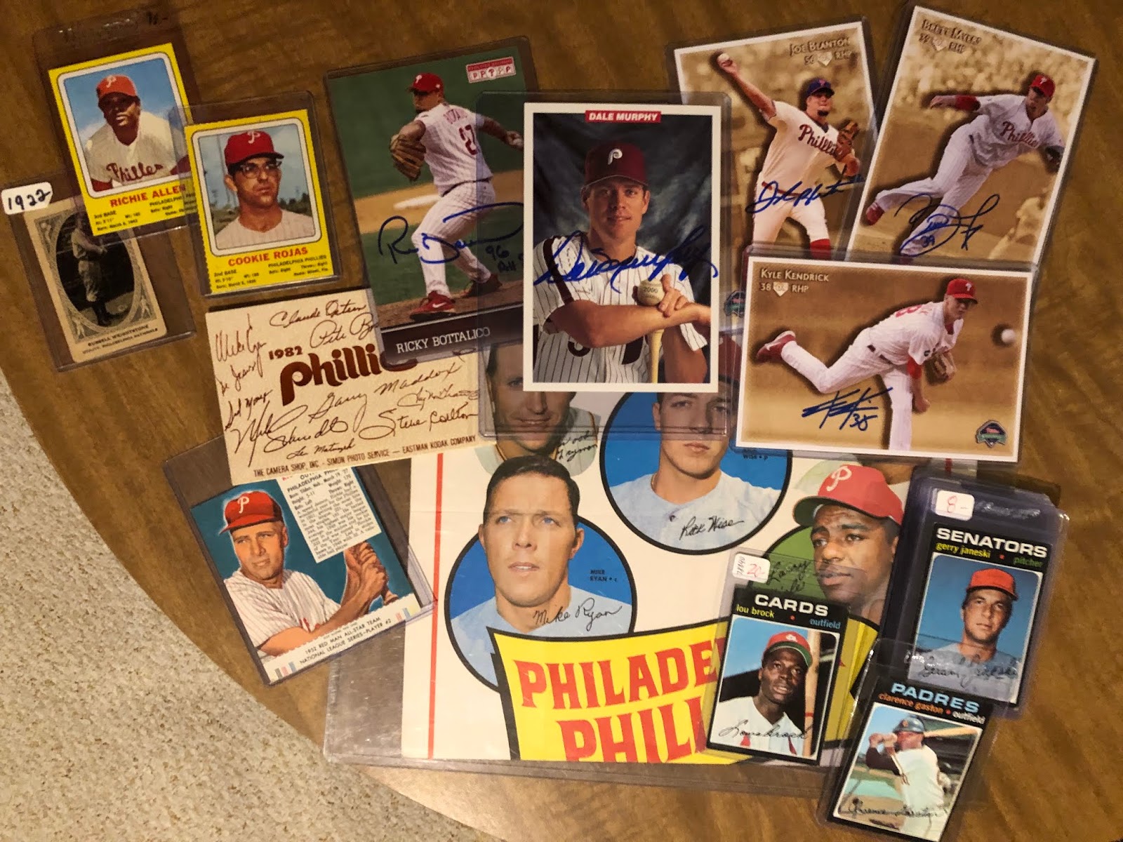 The Phillies Room Philly Baseball Card Show Report 5 Autos, Vintage