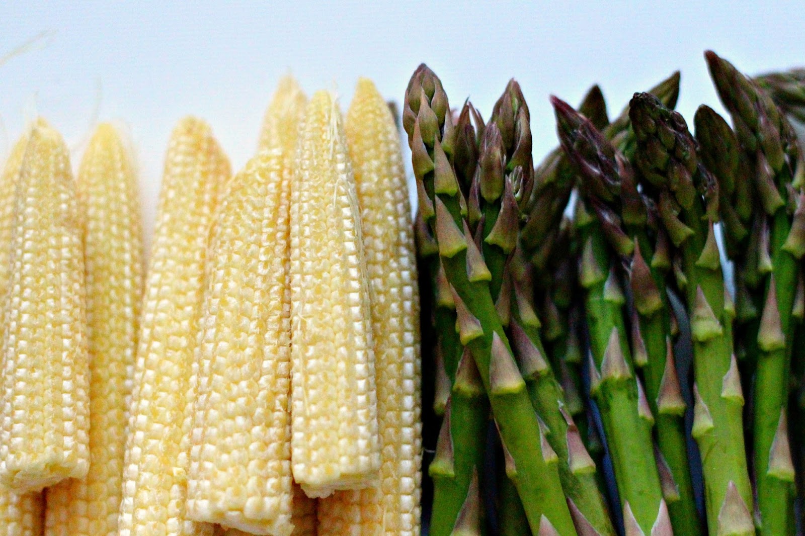 Milk and Honey Wild Rice Salad with Asparagus and Baby Corn