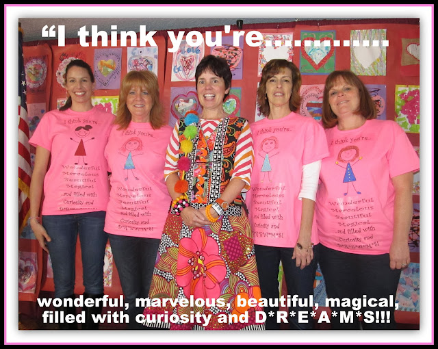 Kindergarten T-shirts Personalized in Response to "You're Wonderful" by Debbie Clement