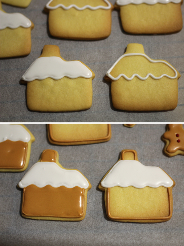 Stand up gingerbread house sugar cookies 1