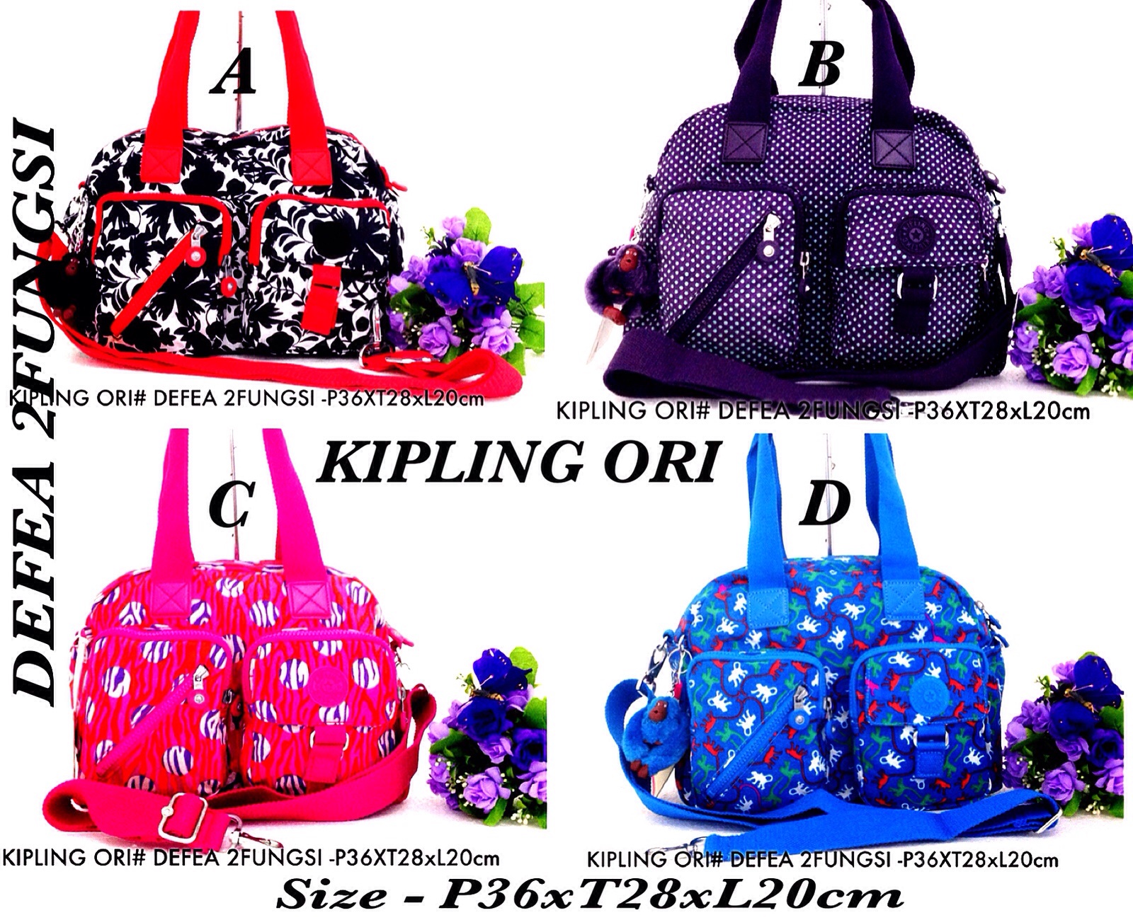 Kipling Indonesia Ori Defea Bag Rp 600 000 Kipling Ori Defea Bag Rp 600 000