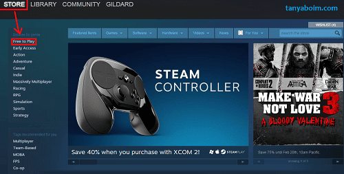 Cara Install Game Gratis di Steam (Dota 2, Team Fortrees, Dll)
