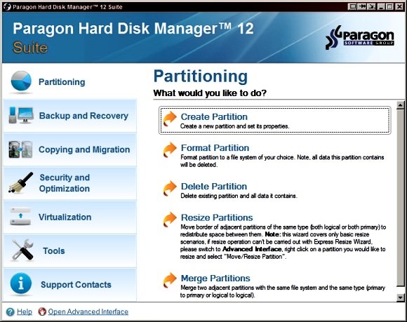 paragon hard disk manager 12 paragon hard disk manager 12