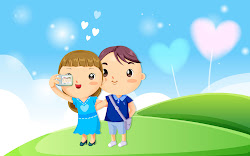 wallpapers romantic valentine cartoon couple backgrounds