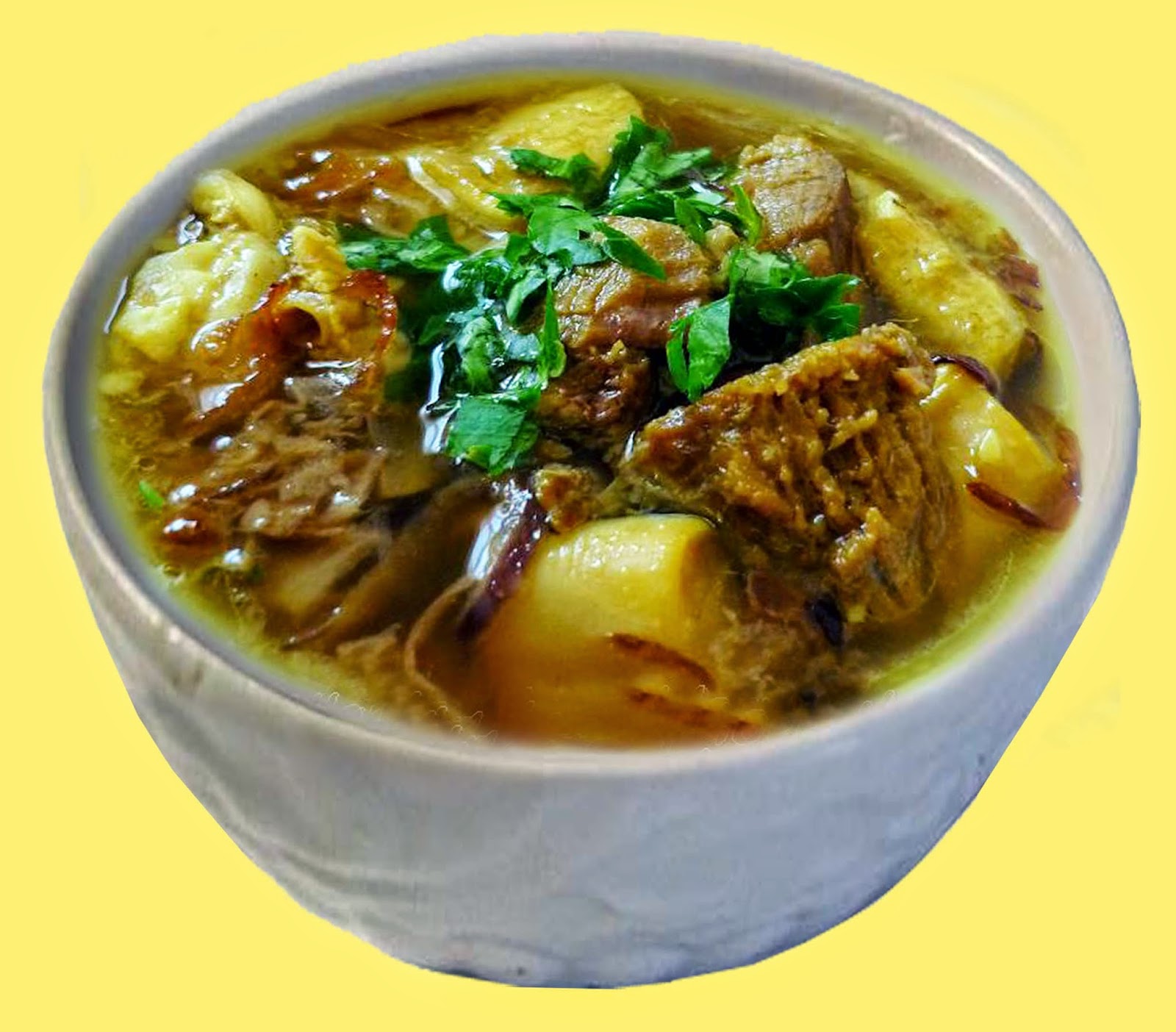 Beef tea. Beef tea