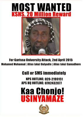 Kenya Garissa University attack suspect  Mohamed Mohamud