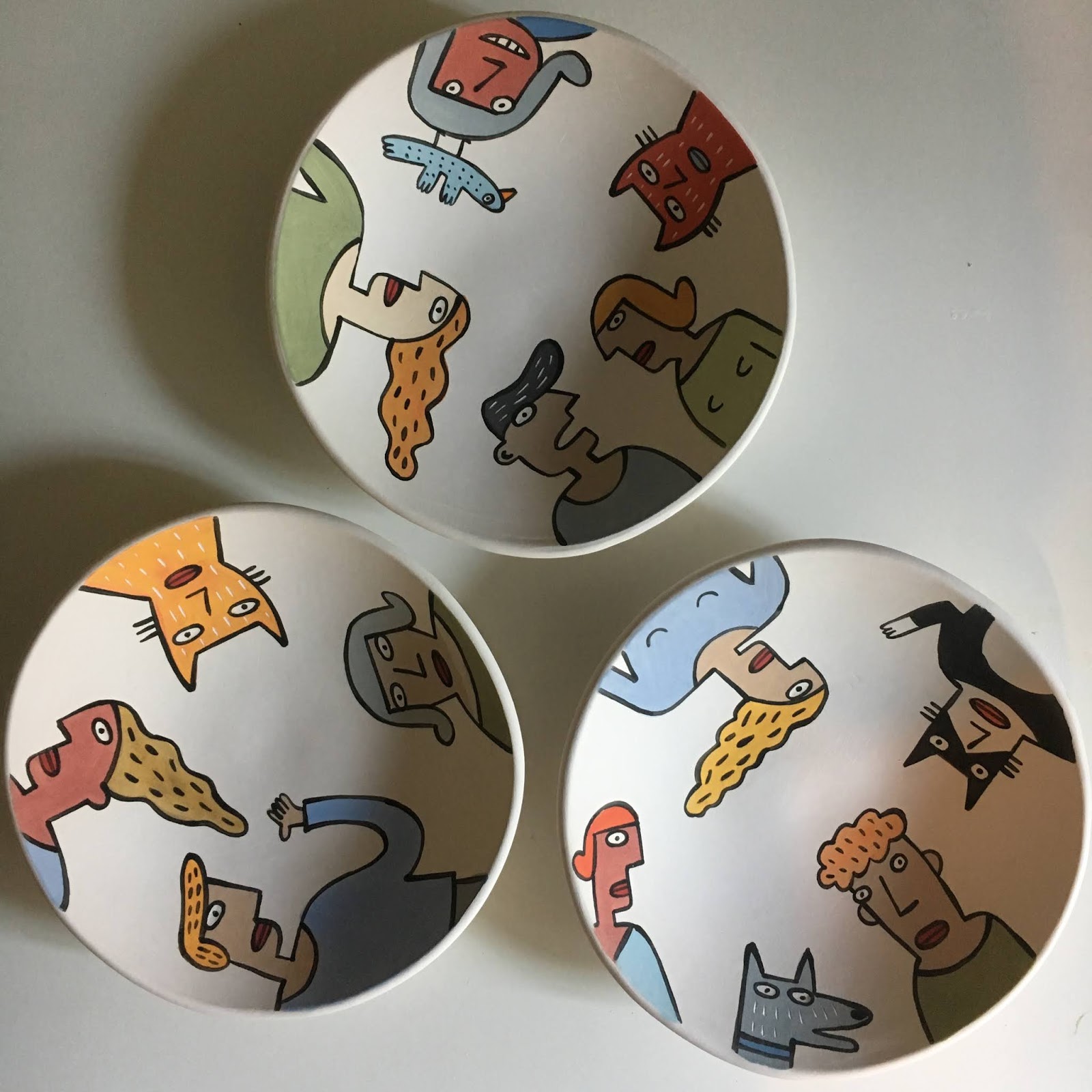 Kim Murton Bisque/ Glaze comparison