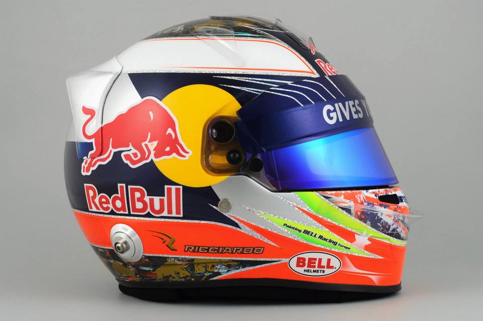 Racing Helmets Garage Bell HP7 D.Ricciardo 2013 2 by Bell Racing Europe