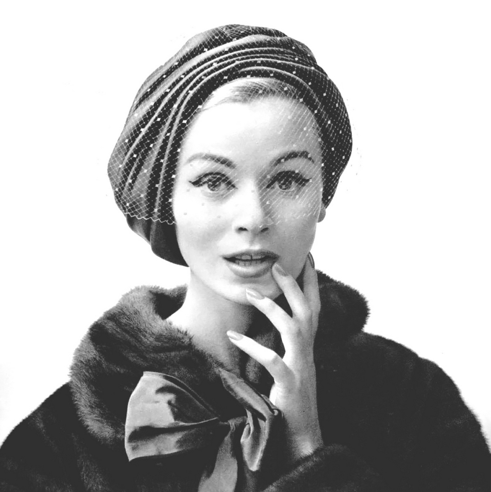 30 Glamour Women's Hat Styles in the 1950s vintage everyday