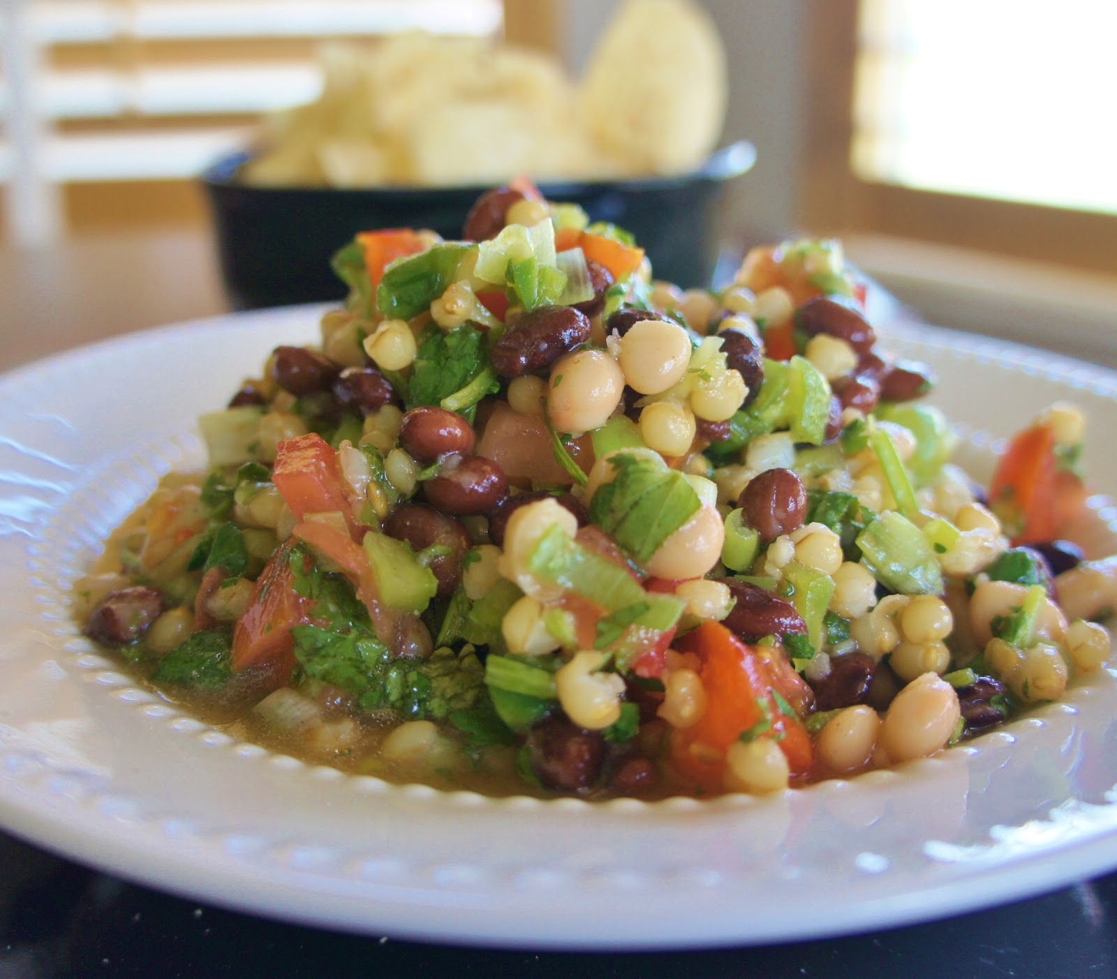 Slow Cooker Texas Caviar Recipe (with dried beans and wheat berries