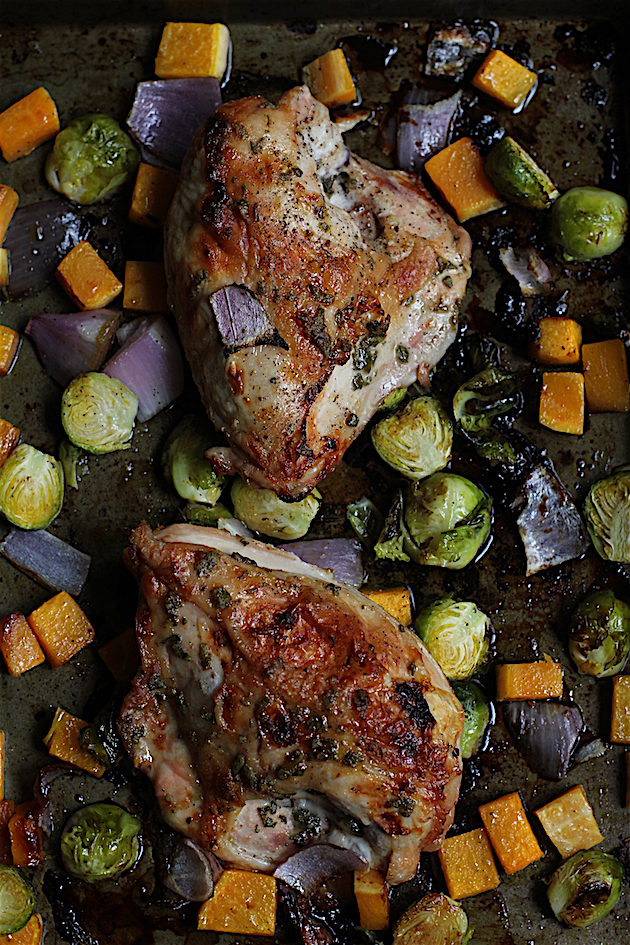 Savor Home QUICK SHEET PAN DINNER MAPLEMUSTARD ROASTED CHICKEN W