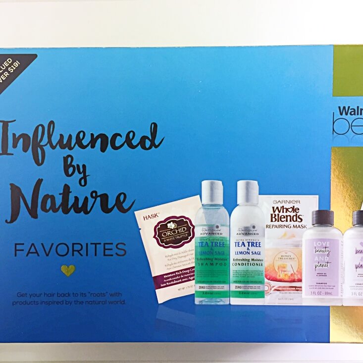 Walmart Beauty Favorites Box Influenced by Nature Walmart Beauty Favorites Box Influenced by Nature