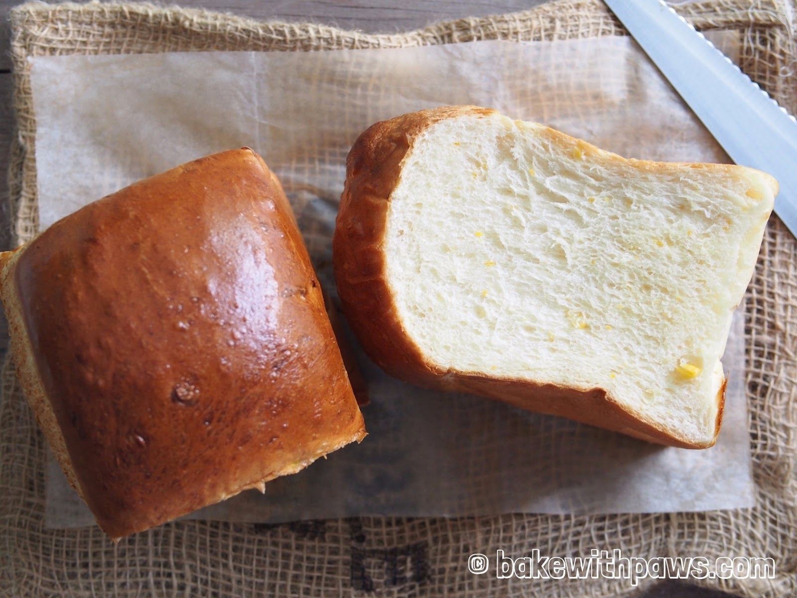 Creamed Sweet Corn Loaf/Bread BAKE WITH PAWS