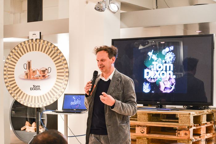 Tom Dixon in his first shop in the Netherlands - Binti Home