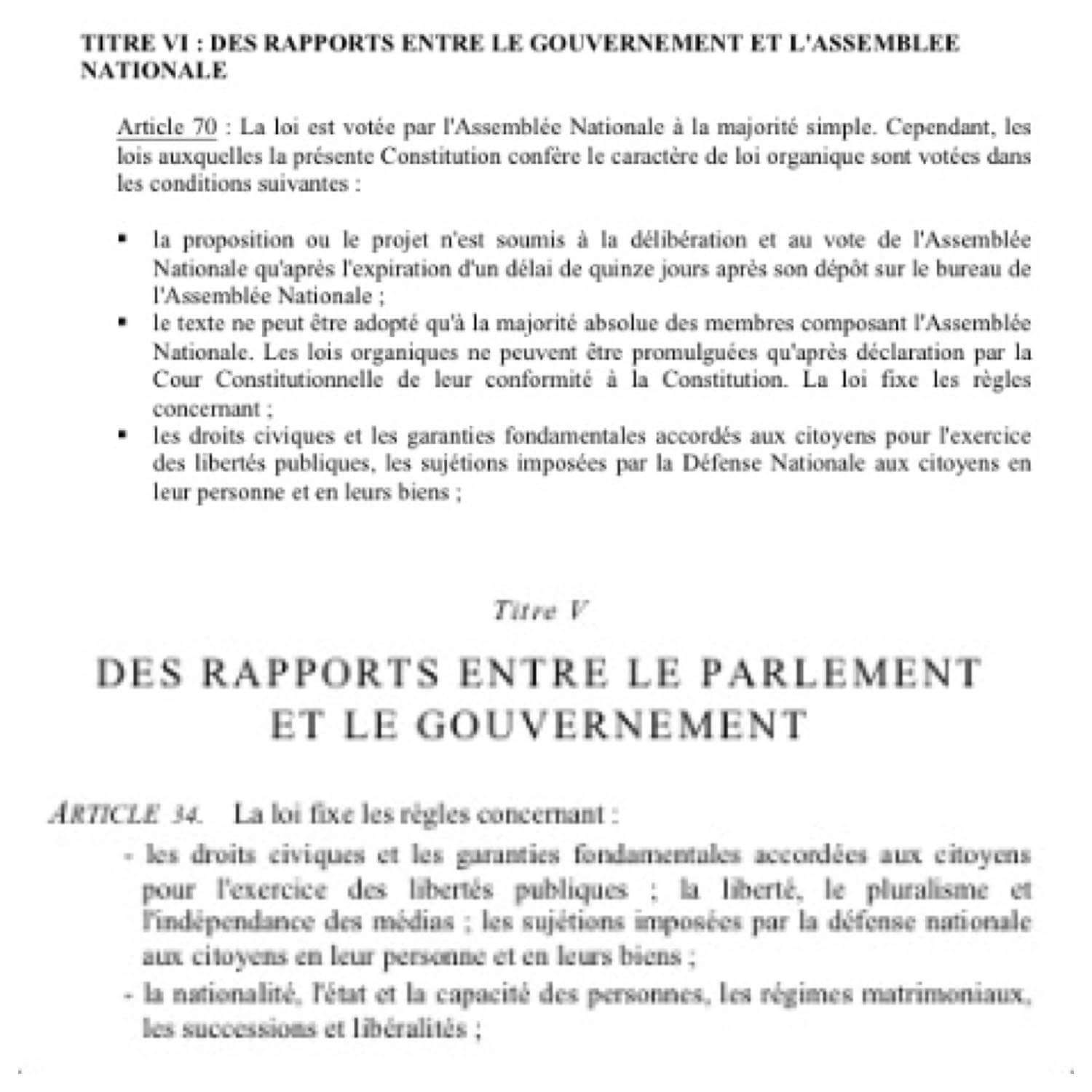 Une nouvelle vision du Mali Éducation Nationale que dit la Constitution à propos des statuts Une nouvelle vision du Mali Éducation Nationale que dit la Constitution à propos des statuts