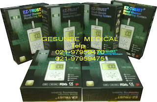 Kemasan Produk EZ-Trust BG-1000 Distributor Alat Tes Gula Darah EZ-Trust BG-1000